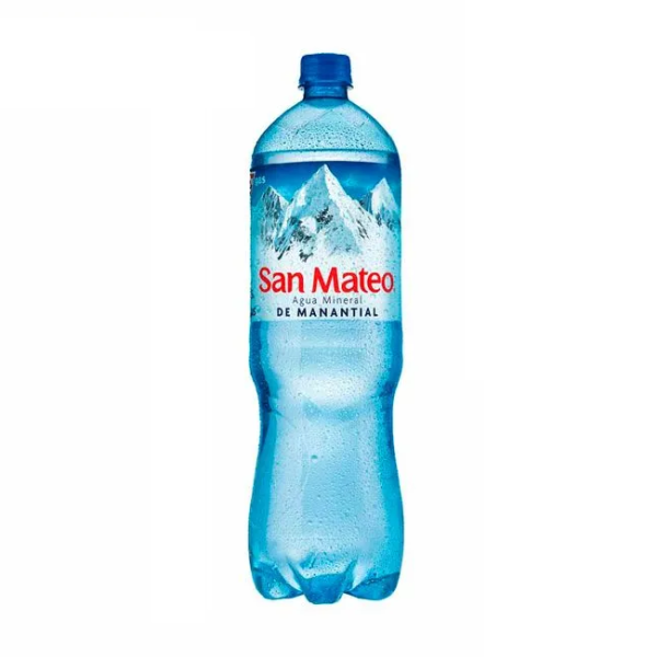 Agua San Mateo 1.5 Lt. Con gas