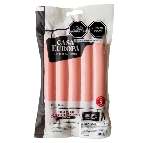 CASA EUROPA Salchicha Vienesa 250g