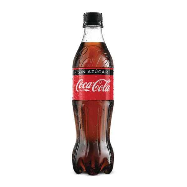Gaseosa Coca Cola Sin Azúcar 600ml