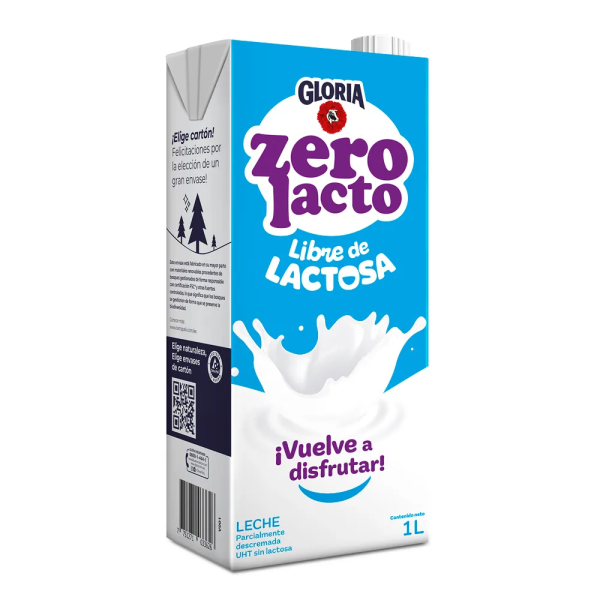 Gloria Leche SIN LACTOSA UHT 1LT TTP