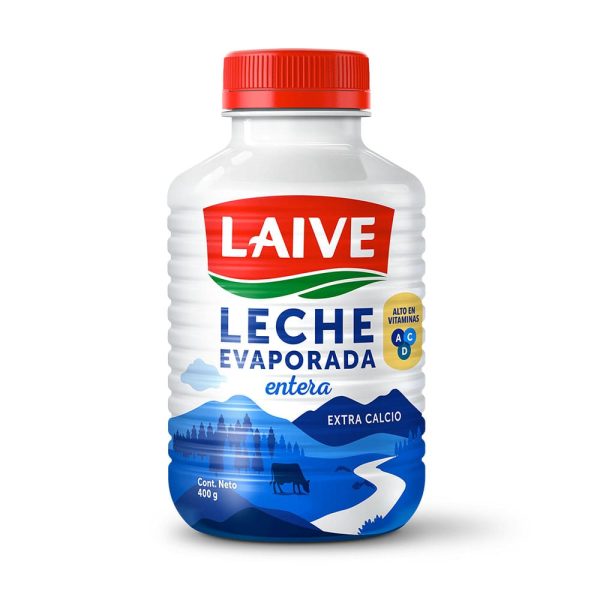 LAIVE LECHE EVAPORADA ENTERA BOT 400G